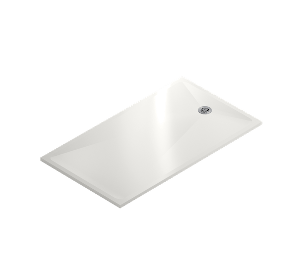 Le receveur de douche Silestone Exelis sur mesure en longueur de 70 à 320 cm et largeur de 70 à 150 cm