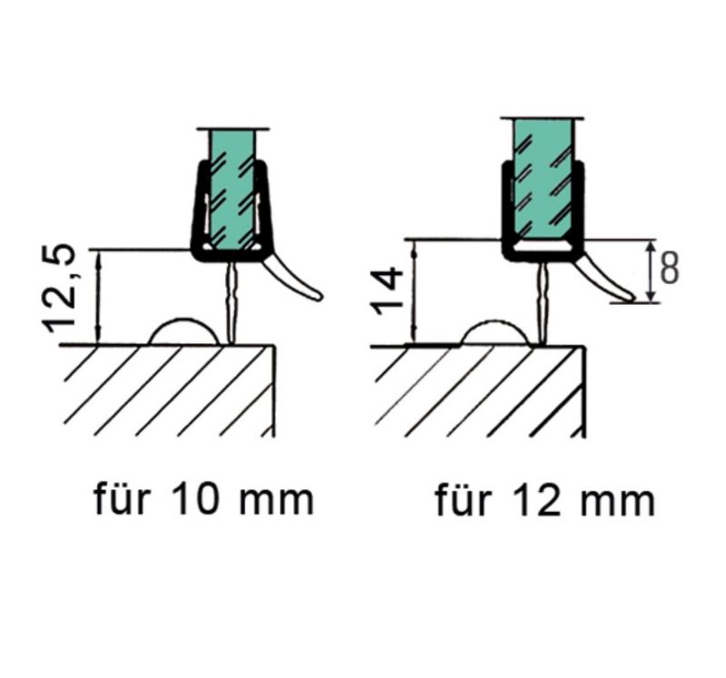 Joint d'étancheité pour porte de douche BO5213490 - Shower and Co