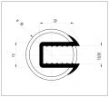 BO5215438 Poteau raidisseur rond VIGO