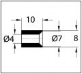 BO5281040 Profilé support pour joint d'étanchéité