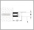 BO5281040 Profilé support pour joint d'étanchéité