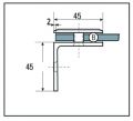 BO5213140 Connecteur Verre-mur 8-12 mm