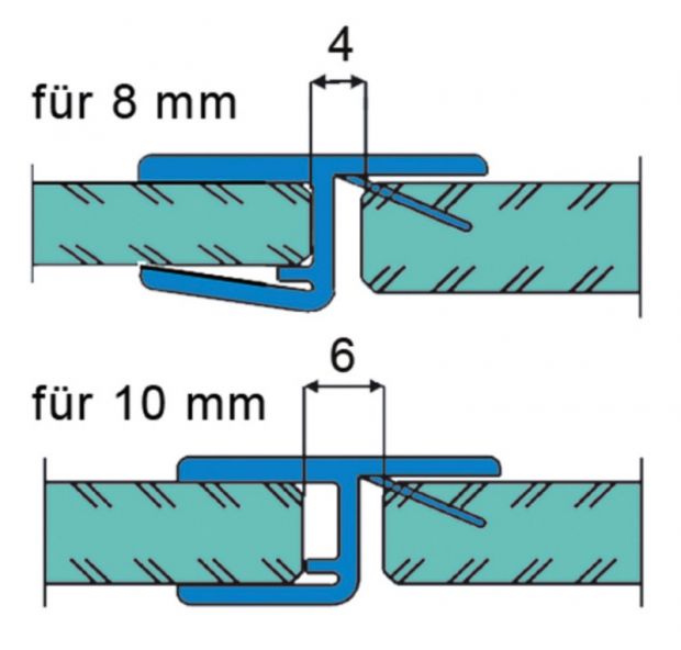 BO5281018 joint d'étanchéité pour porte en alignement 180°