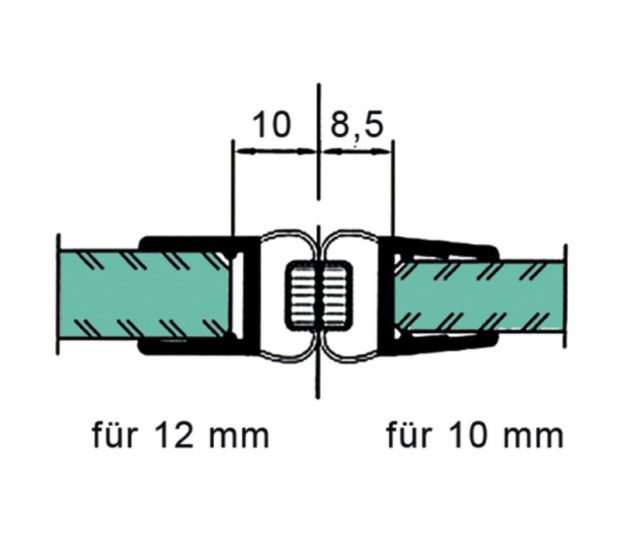 BO5281032 Joint d'étanchéité magnétique 180° 