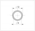 BO5420067 Tube diametre 12 en laiton