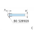 BO5218434 Charnière Santos verre mur 90° (Lot de 2)