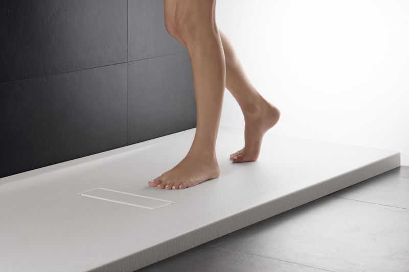 Bac de douche custom touch 1000x800 mm B.120 mm Blanc mat