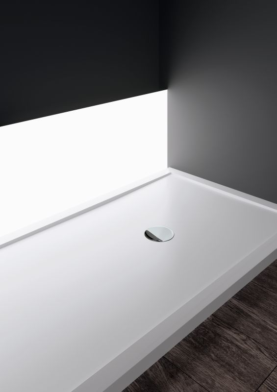 Receveur de douche olympic plus 1200x1000 mm B.4.5 mm avec antidÉrapant blanc