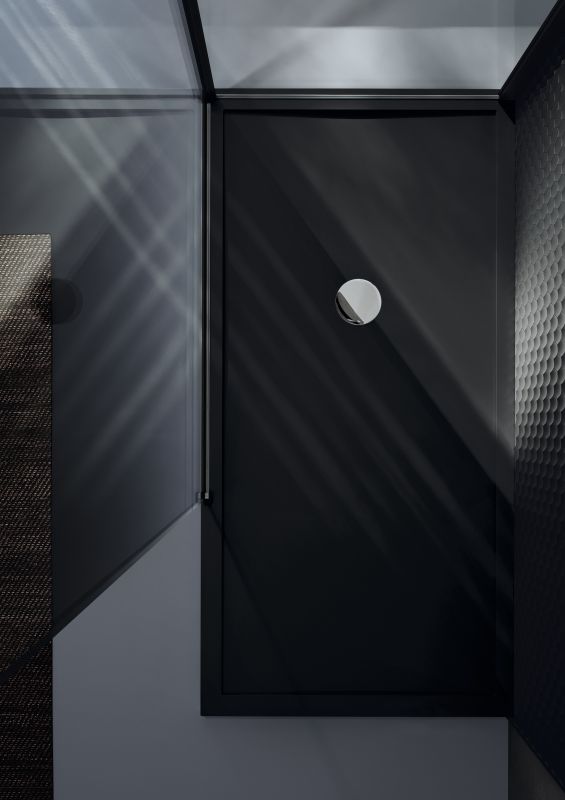 Bac de douche olympic plus 1700x750 mm B.45 mm noir