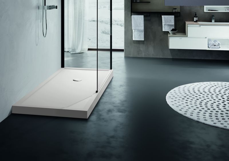 Receveur de douche olympic plus 1700x900 mm B.12.5 mm avec antidÉrapant blanc