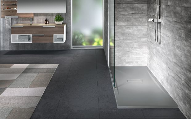 CU1808011-79 Bac de douche custom 1800x800 mm B.120 mm blanc doux Blanc mat
