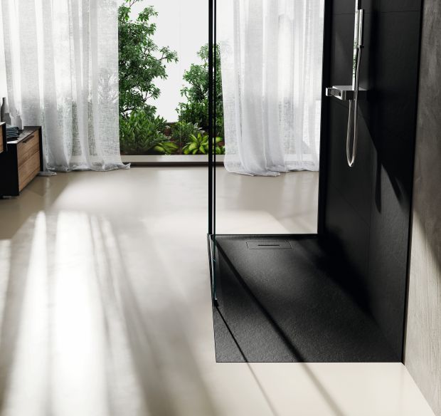 Receveur NOVELLINI CUSTOM en ACRYLIQUE - GRIS - Bac de douche 160 x 80 - EP  4 cm - CU160804-29 - Shower and Co