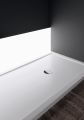 OL1107011-79 Receveur de douche olympic plus 1100x700 mm B.12.5 mm blanc doux Blanc mat