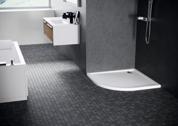 VINR804-30 Bac de douche victory r 800x800 mm B.45 mm blanc